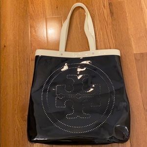 Tory Burch Patent Leather Tote